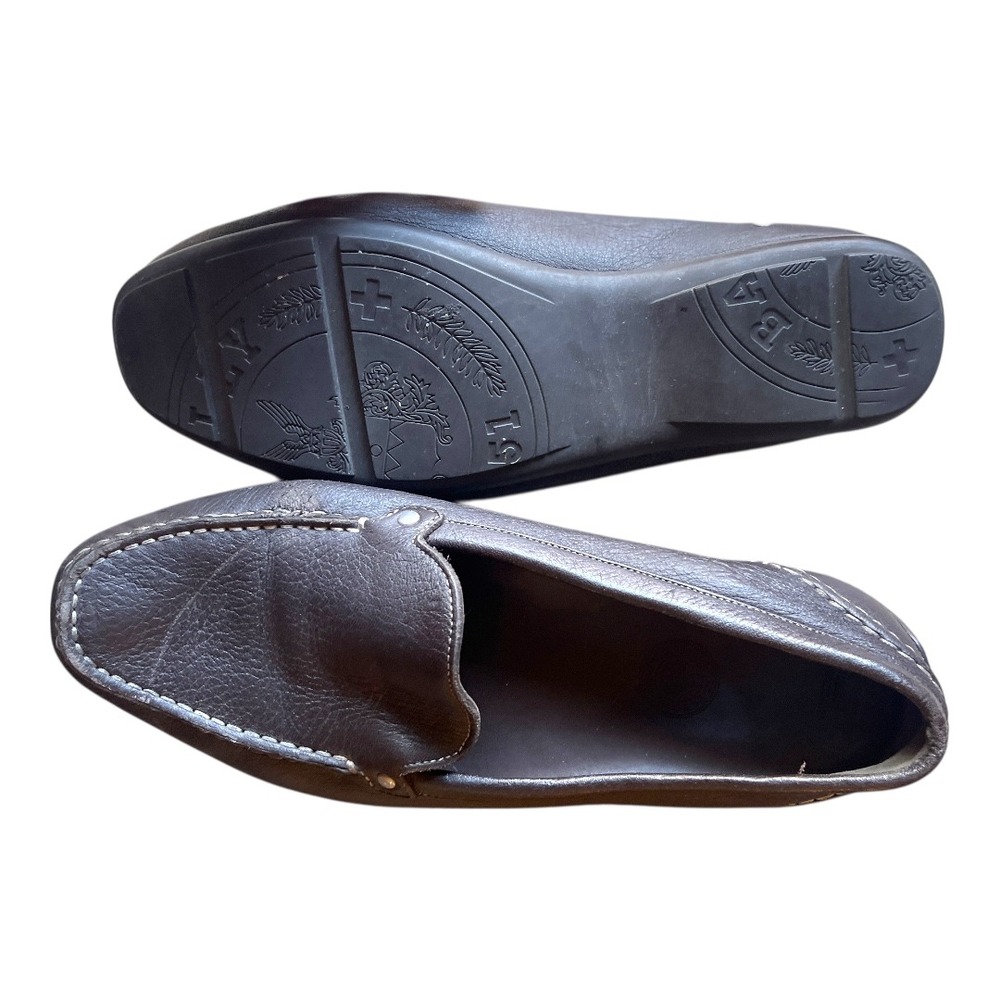 Bally Jasmine Brown‎ Leather Driving Loafers Designer Quiet Luxury 8 - Picture 11 of 12